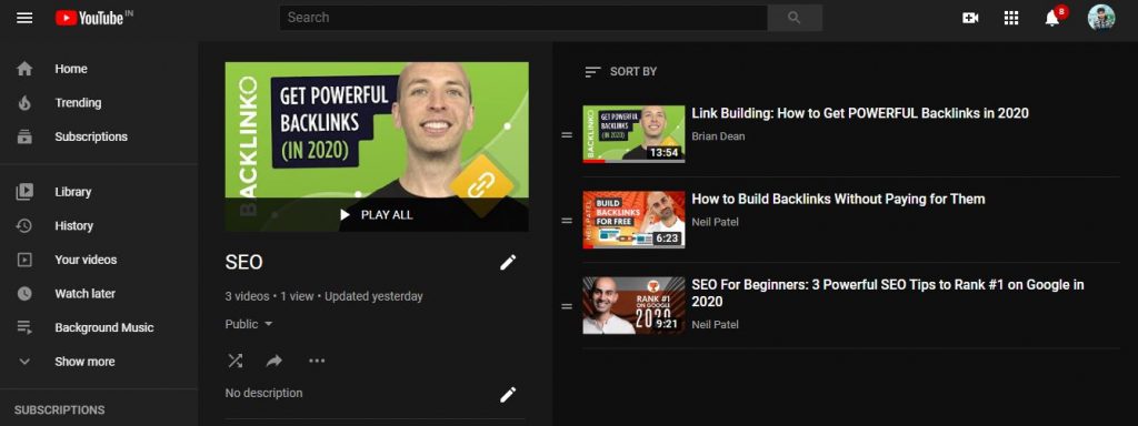 how to delete a playlist on youtube