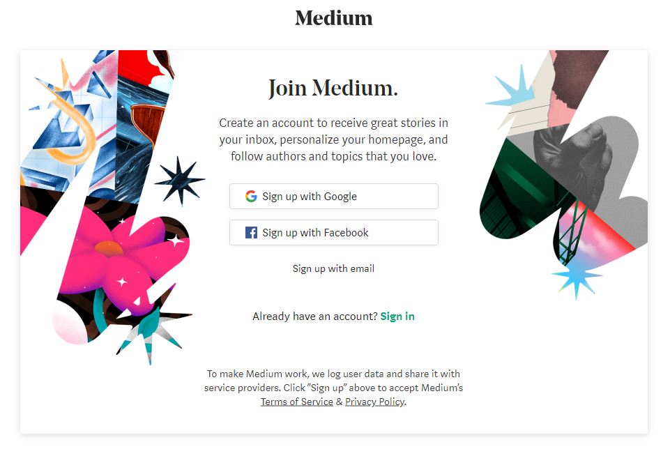 login medium