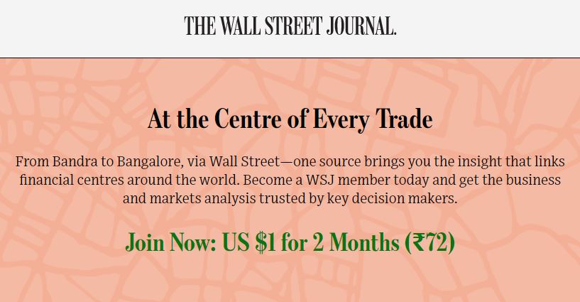 paid membership on wsj